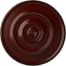 Ekena Millwork Dylar Ceiling Medallion (Fits Canopies up to 6 1/4"), Hand-Painted Brushed Mahogany, 30"OD x 2 1/4"P CM30DYBMF - alternate 1